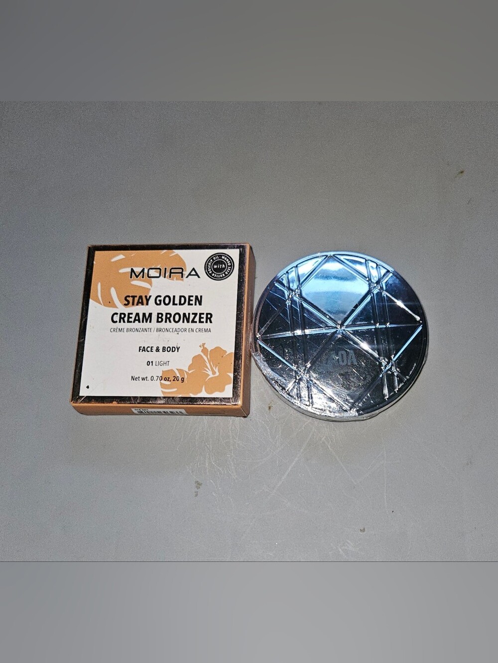 Moira Stay Golden Cream Bronzer - Light & Everglow Highlighter In Twilight BNIB